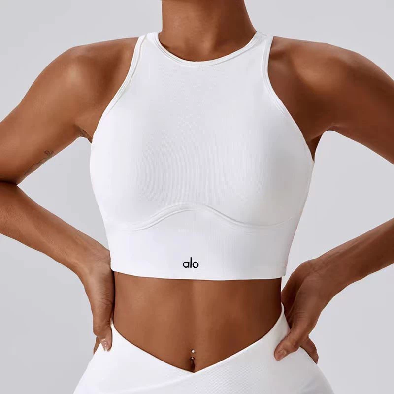 Olá Yoga Wear Alta Intensidade Correndo Esportes À Prova De Choque Colete De Fitness Fibra Oca Beleza Volta