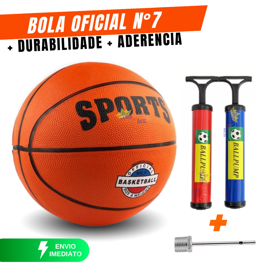 Bola de Basquete Oficial Sem e Com Bomba De Encher Bolas Basketball