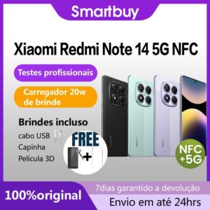 Celular Xiaomi Redmi Note 14 Pro 5G 256gb / 512gb NFC  Versão Global Original (COM CAPINHA E PELÍCUL