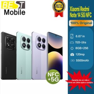 Celular Xiaomi Redmi Note 14 Pro 5G 256gb / 512gb NFC  Versão Global Original (COM CAPINHA E PELÍCUL