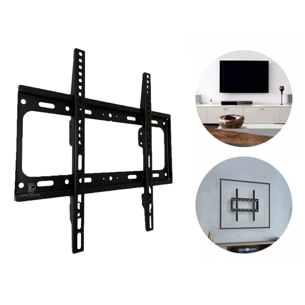 Suporte Fixo Para Tv Lcd Led Qled Oled 32 A 55 Pol Universal De Parede Philco LG 25 32 40 42 43 47 5