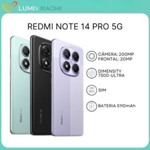 Xiaomi Redmi Note 14 Pro 5G 256GB/8GB RAM, 512GB/12GB RAM Câmera 200MP, MediaTek Dimensity 7300-Ultr