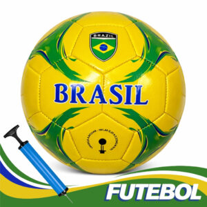 Bola De Futebol Do Brasil Copa Do Mundo Número 5 Tamanho Padrão Bombinha Praia Quadra