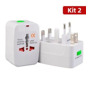 Adaptador Tomada Universal Internacional Portátil,Para Americana Europa Argentina Viagem
