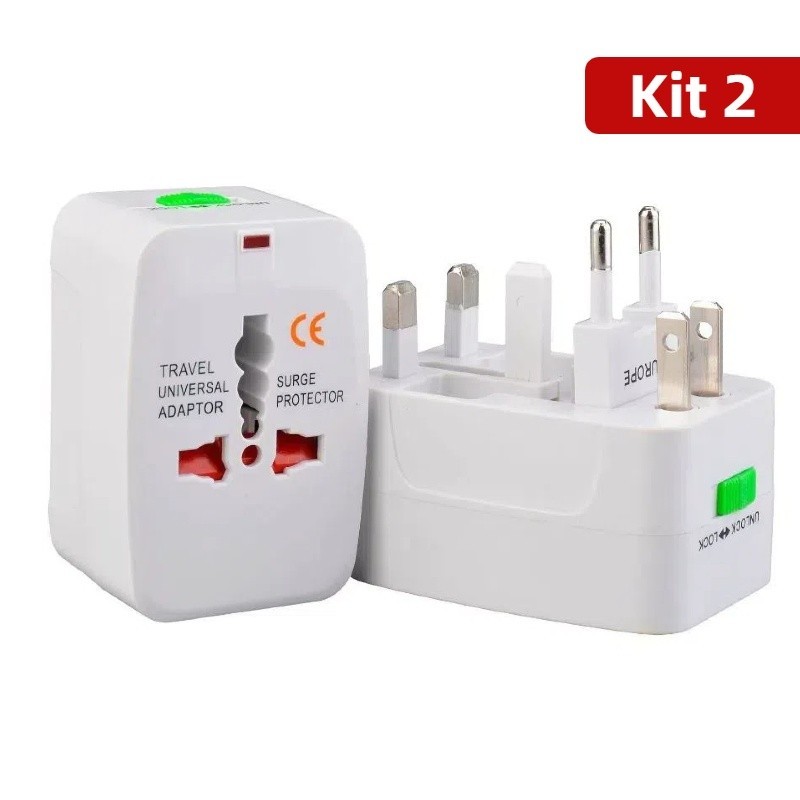 Adaptador Tomada Universal Internacional Portátil,Para Americana Europa Argentina Viagem