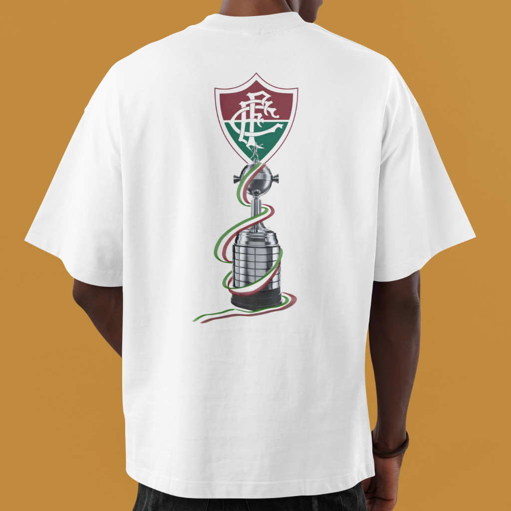 Camiseta Fluminense Fluzão Tricolor Taça Libertadores Cores 100% Algodão