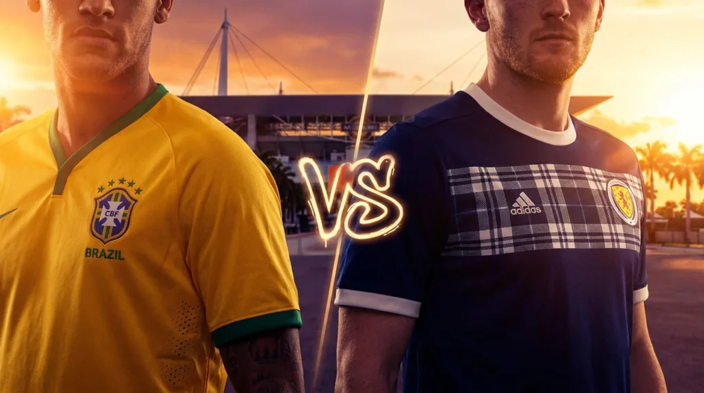 Brasil x Escócia na Copa 2026: data, horário e onde assistir