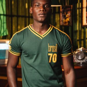 Camisa Brasil Pelé Retrô Treino 1970 Masculina Oficial