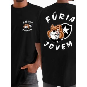 Camisa Torcedor Botafogo Furia Jovem Time Glorioso Alvinegro Futebol top ...