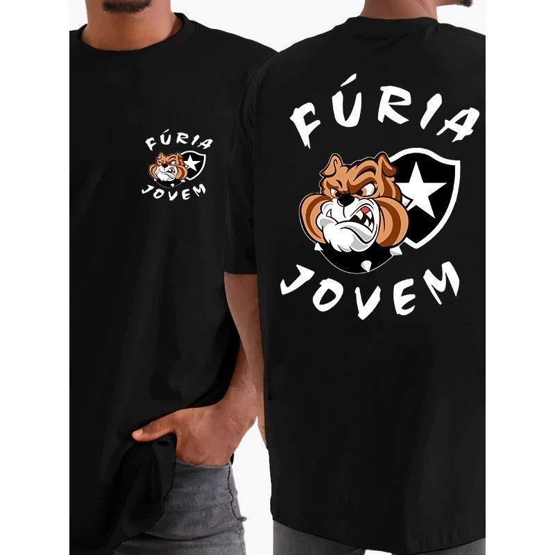 Camisa Torcedor Botafogo Furia Jovem Time Glorioso Alvinegro Futebol top ...