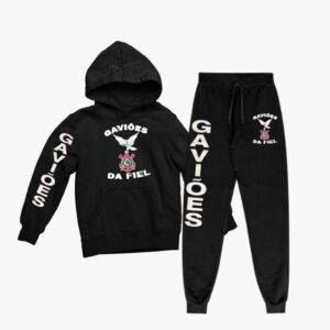 Conjunto Moletom Gaviões da Fiel Corinthians Timão Sccp Cp 1910 Pavilhão P9 Camisa 12